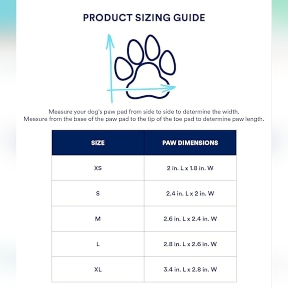 2/$20 New YOULY All Weather Dog Boot, Large - Picture 3 of 9